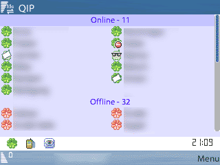 ICQ bzw. qip auf dem Nokia N95