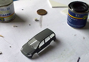 Toyota Corolla als Modell in H0